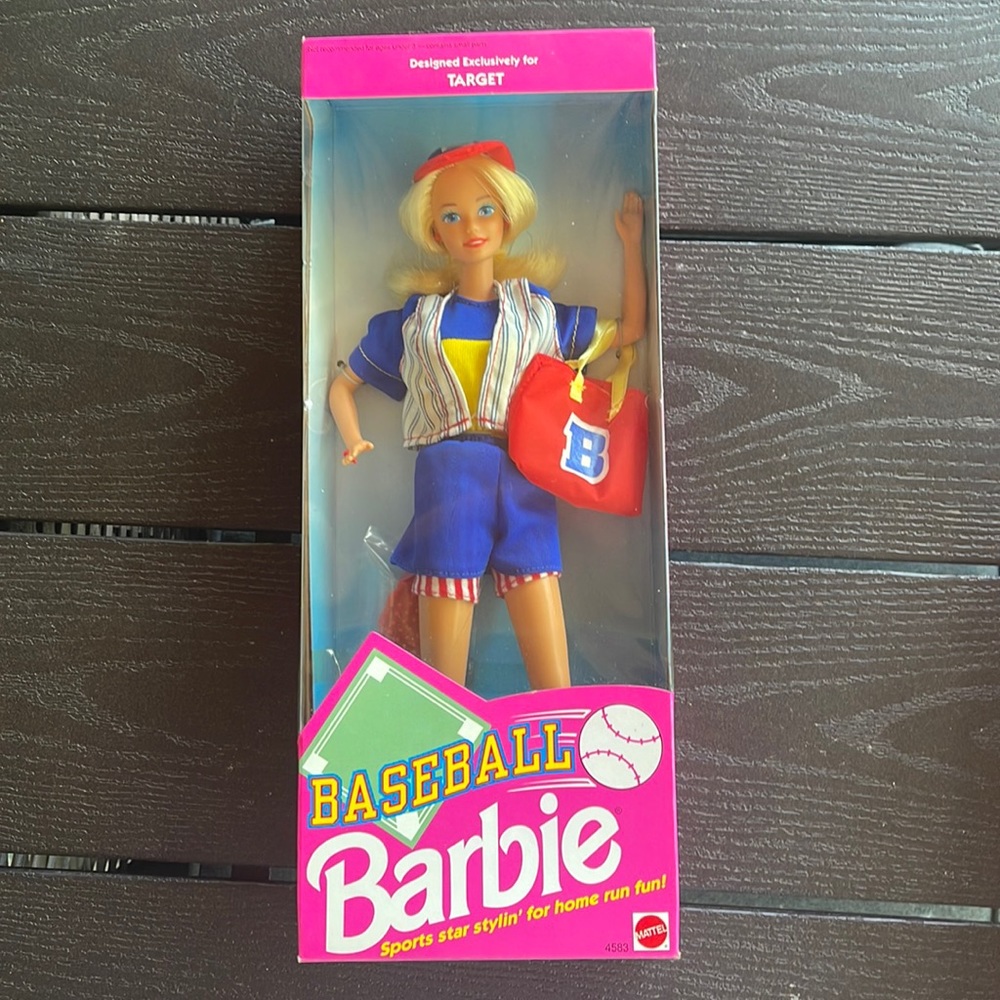 Vintage 19912 Target Exclusive Baseball a Barbie Doll ⚾️🧢